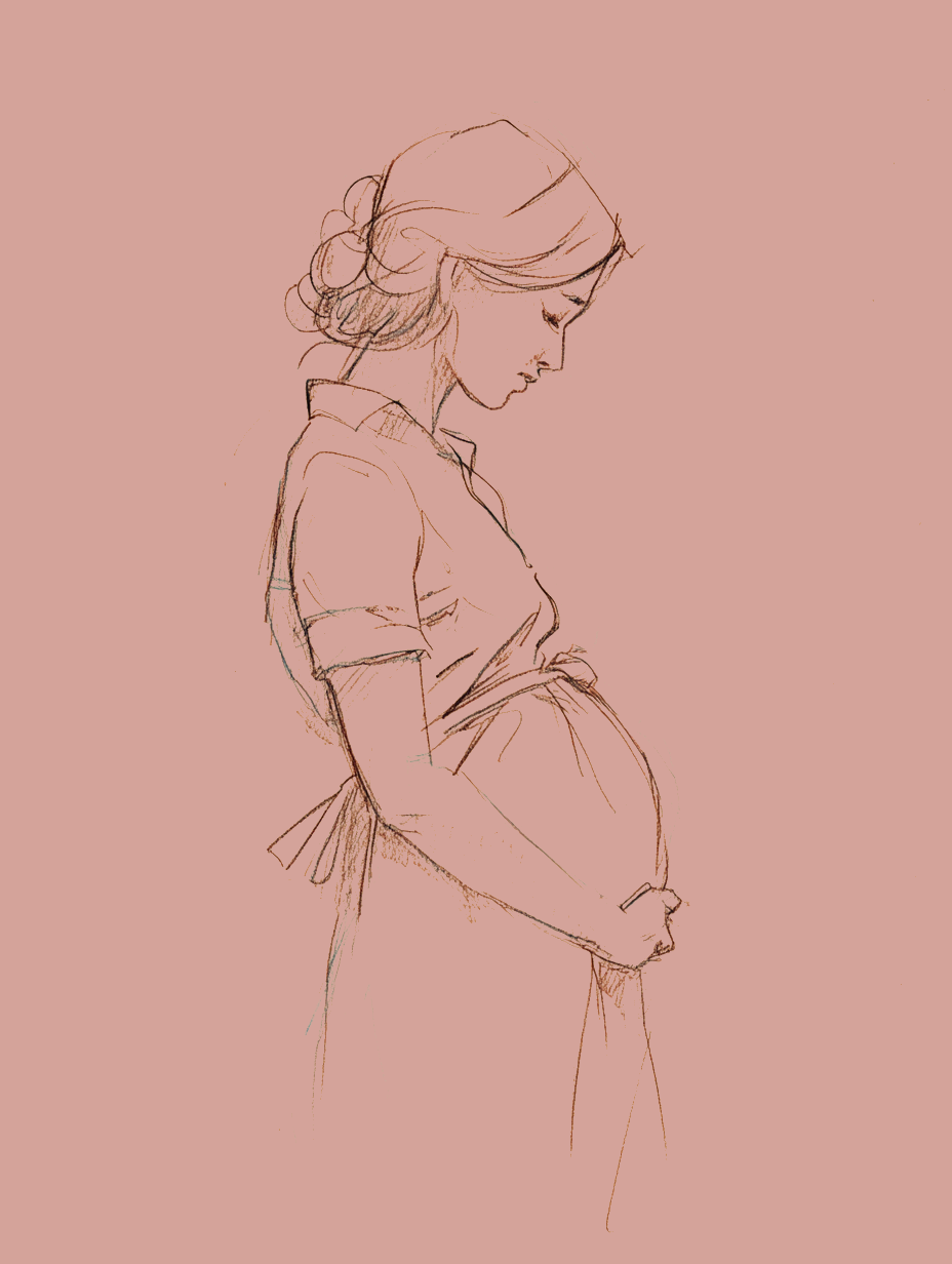 Prenatal line illustration