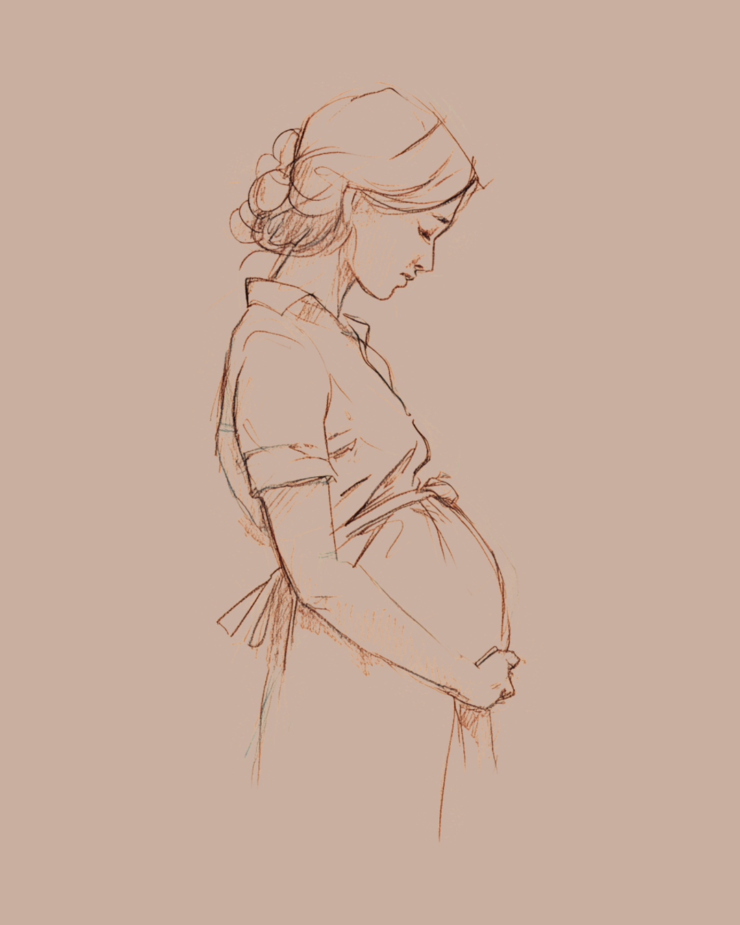 Illustration on fawn